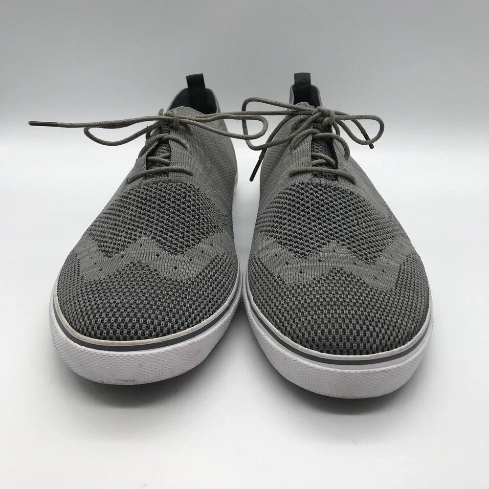 Robert David Berkeley Gray Mesh Deck Shoes Men's Size 13M Lace Up Casual Shoes
